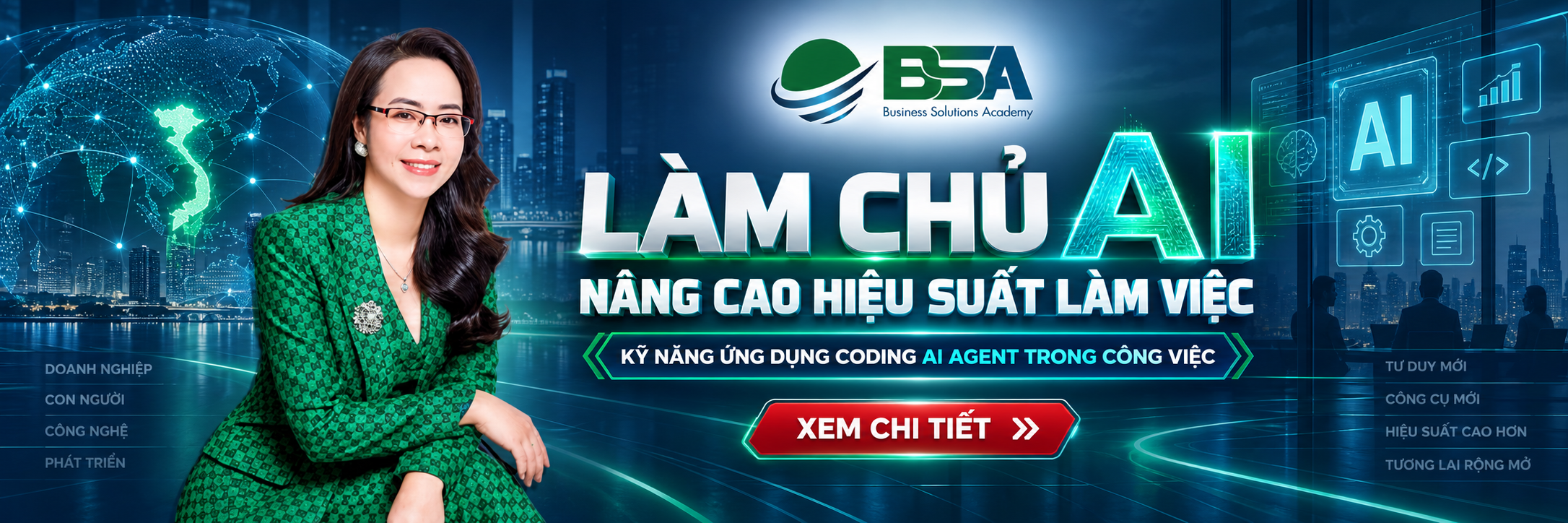 Khóa học Làm chủ AI — Nâng cao hiệu suất làm việc